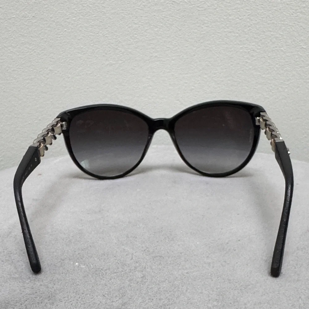 CHANEL Black and Silver Sunglasses - Picture 5 of 7